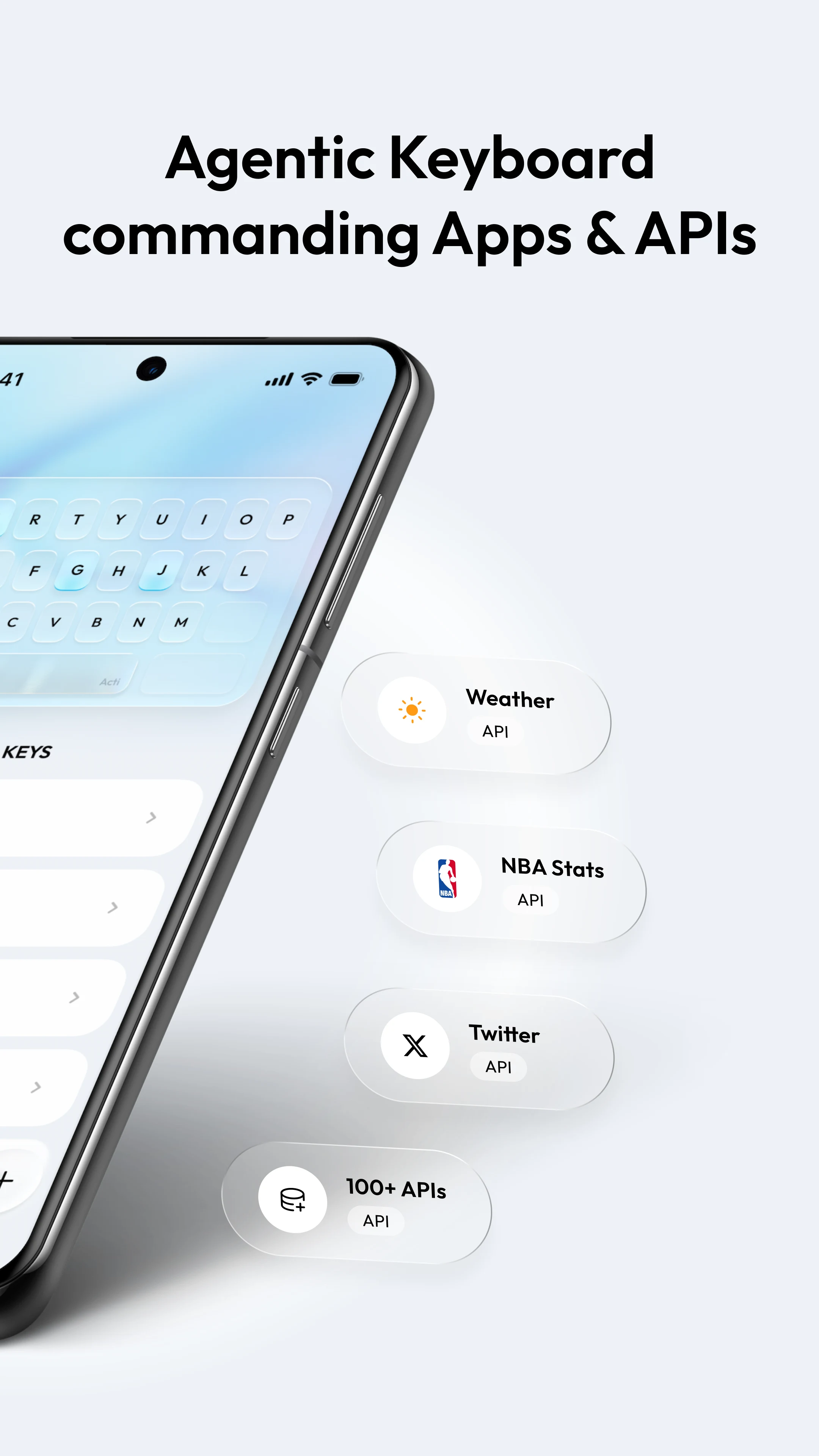 Acti: Agentic Keyboard screenshot