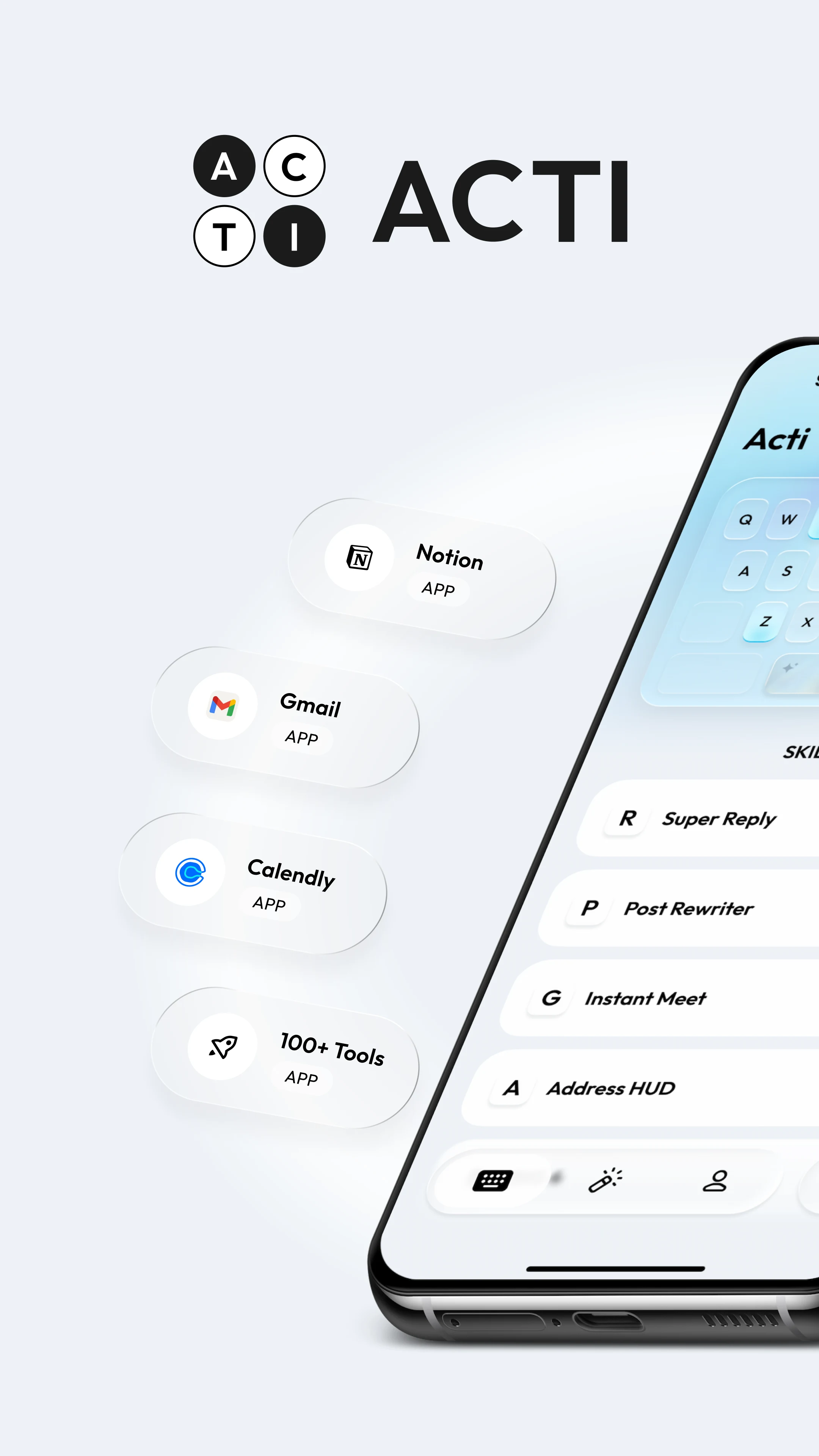Acti: Agentic Keyboard screenshot
